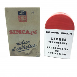 NOTICE D ENTRETIEN SIMCA SIX