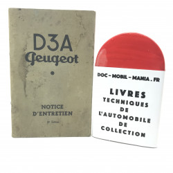 NOTICE D ENTRETIEN PEUGEOT D3A