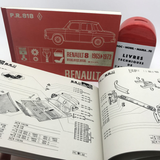 CATALOGUE DES PIECES RENAULT 8