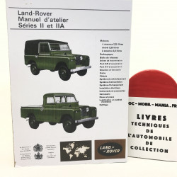 MANUEL D ATELIER LAND ROVER SERIE II & IIA