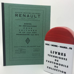 MANUEL D ATELIER RENAULT KZ 5 et KZ 6 1931