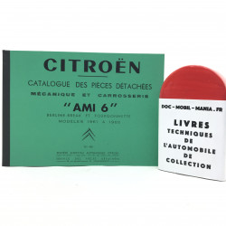 CATALOGUE DES PIECES CITROEN AMI 6