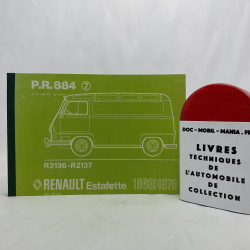 RENAULT ESTAFETTE CATALOGUE DE PIECES