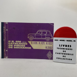 RENAULT R4 : CATALOGUE DES PIECES