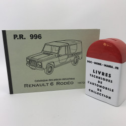 CATALOGUE DES PIECES DETACHEES RENAULT RODEO 6