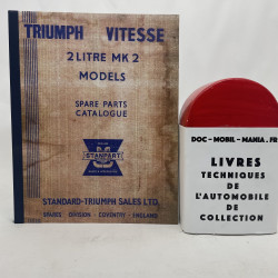 TRIUMPH VITESSE : CATALOGUE DES PIECES