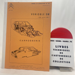 CITROEN SM : Manuel de réparation Carrosserie