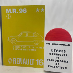 RENAULT 16 : MANUEL DE REPARATION
