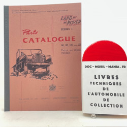 LAND ROVER Série 1 : Catalogue de pièces