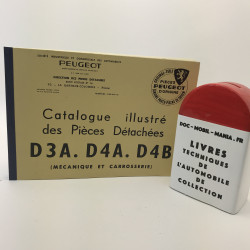 CATALOGUE DE PIECES DETACHEES  PEUGEOT D3A - D4A -D4B