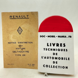 RENAULT CELTAQUATRE : LIVRET D ENTRETIEN