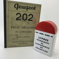 CATALOGUE DE PIECES CARROSSERIE PEUGEOT 202