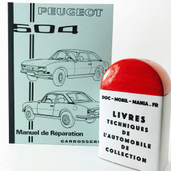 MANUEL DE REPARATION CARROSSERIE PEUGEOT 504 COUPE