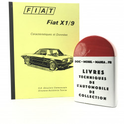 CARACTERISTIQUES ET DONNEES FIAT X 1/9 1300