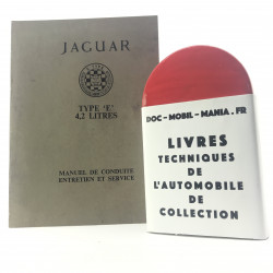 MANUEL DE CONDUITE JAGUAR TYPE E 4.2 L