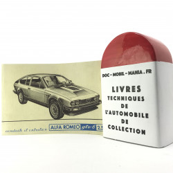 CONDUITE ET ENTRETIEN ALFA ROMEO GTV6