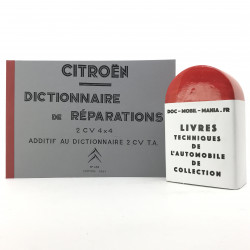 DICTIONNAIRE DE REPARATION CITROEN 2 CV 4X4