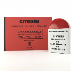 CATALOGUE DES PIECES DETACHEES CARROSSERIE CITROEN TRACTION