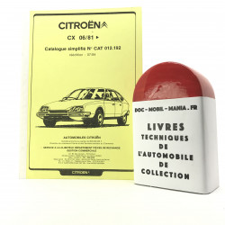 CATALOGUE SIMPLIFIE CITROEN CX