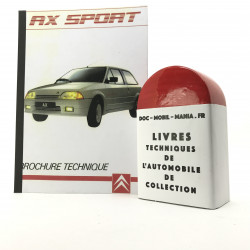 BROCHURE TECHNIQUE CITROEN AX SPORT